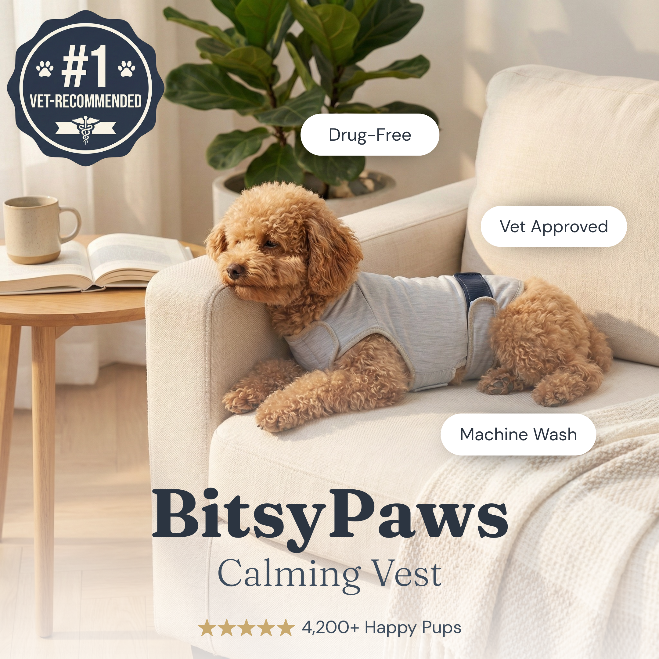 BitsyPaws Calming Vest